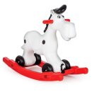 Schaukelpferd Bob Gallop Weiss/Rot