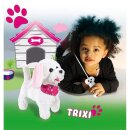 Trixi Rc Plüschhund Weiss/Rosa 27Mhz