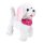 Trixi Rc Plüschhund Weiss/Rosa 27Mhz
