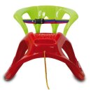 Snow Play Schlitten Snow-Star 90Cm Rot Mit Lehne