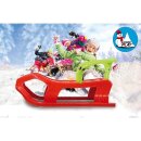 Snow Play Schlitten Snow-Star 90Cm Rot Mit Lehne