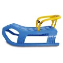 Snow Play Schlitten Snow-Star 90Cm Blau Mit Lehne