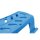 Snow Play Schlitten Snow-Star 90Cm Blau Mit Lehne