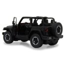 Jeep Wrangler Jl 1:14 Schwarz 2,4Ghz Tür Manuell