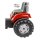 Ride-On Traktor Big Wheel 12V Rot