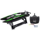 Capter Speedboot Schwarz/Grün Li-Ion 7,4V 2,4Ghz