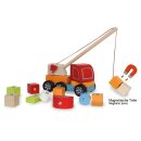 Holzspielzeug Kidiwood Steckspiel Mobilkran 14Tlg.
