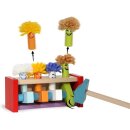 Holzspielzeug Kidiwood Klopfbank Flying Clowns 6Tlg.