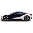 Bmw I8 1:24 Weiß/Gelb 2,4Ghz Uv Photochromic Serie