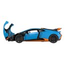 Lamborghini Huracán Sto 1:14 Blau 2,4Ghz Tür Manuell