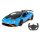 Lamborghini Huracán Sto 1:14 Blau 2,4Ghz Tür Manuell