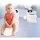 Meine Kleine Toilette Panda Mit Spülsound Und Toilettenpapierhalter