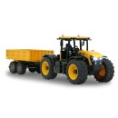 Jcb Fastrac Traktor Mit Kippanhänger 1:24 2,4Ghz