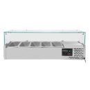 EASYLINE Kühlaufsatz 330 mit Glasabdeckung 5xGN1/4 -...