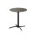 X Cross -Terrassentisch Schwarz Gestell + Midnight-Marmor HPL-Platte Ø70 cm 1 Stück