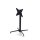 X Cross - Terrassentisch Schwarz Gestell + Midnight-Marmor HPL-Platte 70x70 cm 1 Stück