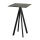 Infinity - Bartisch schwarzes Gestell + Midnight-Marmor HPL-Platte 70x70 cm 1 Stück