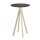 Infinity - Bartisch sandfarbenes Gestell + Riverwashed Holz HPL-Platte Ø70 cm 1 Stück
