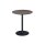 Urban - Terrassentisch schwarzes Gestell + Riverwashed Holz HPL-Platte Ø70 cm 1 Stück