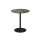 Urban - Terrassentisch schwarzes Gestell + Midnight-Marmor HPL-Platte Ø70 cm 1 Stück