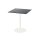 Urban - Terrassentisch weißes Gestell + schwarze HPL-Platte 70x70 cm 1 Stück