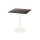 Urban - Terrassentisch weißes Gestell + Riverwashed Holz HPL-Platte 70x70 cm 1 Stück