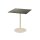 Urban - Terrassentisch sandfarbenes Gestell + Midnight-Marmor HPL-Platte 70x70 cm 1 Stück
