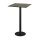 Urban - Bartisch schwarzes Gestell + Midnight-Marmor HPL-Platte 70x70 cm 1 Stück