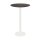 Urban - Bartisch weißes Gestell + Riverwashed Holz HPL-Platte Ø70 cm 1 Stück