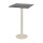 Urban - Bartisch sandfarbenes Gestell + schwarze HPL-Platte 70x70 cm 1 Stück