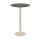 Urban - Bartisch sandfarbenes Gestell + Galaxy-Marmor HPL-Platte Ø70 cm 1 Stück