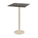 Urban - Bartisch sandfarbenes Gestell + Galaxy-Marmor...