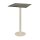 Urban - Bartisch sandfarbenes Gestell + Midnight-Marmor HPL-Platte 70x70 cm 1 Stück