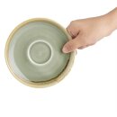 Olympia Kiln Untertassen Moos 14Cm (6 Stück) Geschirr Unterteller Café