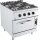 Base 900 Gasherd 4 Br. Mit Gasbackofen