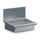 Edelstahl Waschbecken 1 Ablasshahn 600Mm  Ablaufstopfen...