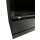 Schwarzer Glastür-Kühlschrank FCU-370 BL - 360 Liter, Umluft, abschließbar