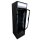 Schwarzer Glastür-Kühlschrank FCU-370 BL - 360 Liter, Umluft, abschließbar