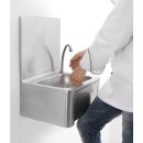 Edelstahl Handwaschbecken mit Kniebedienung 400 x 330 x...