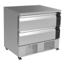Kühl-/Tiefkühltisch 2 Schubladen 4X 1/1Gn