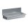 Edelstahl Waschbecken 1 Ablasshahn 1200Mm  Ablaufstopfen Und Schutzwand Inklusive