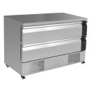 Kühl-/Tiefkühltisch 2 Schubladen 6X 1/1Gn