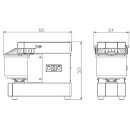 Combisteel Teigmaschine 10 Liter - 4 kg Kapazität,...