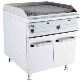 Combisteel Wassergrill mit 2 Türen, 800 x 900 x 900 mm, Gas, 22 kW
