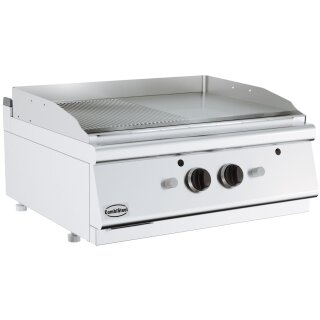 Base 700 Gas Grillplatte Chrom/Gerillt