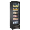 Kühlschrank 1 Glastür Schwarz Ceb-500R Bl