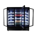 Combisteel Kühlschrank mit 3 Glastüren und Türrahmenheizung 1600 Liter