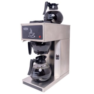 Combisteel Kaffeemaschine mit 2 Glaskannen 1,8 Liter und 1,8Liter/5min