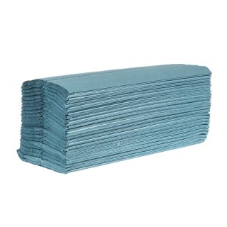 Jantex Papierhandtücher mit C-Falz und 1-lagig in blau mit 2850 Blatt