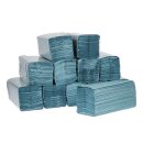 Jantex Papierhandtücher mit C-Falz und 1-lagig in blau mit 2850 Blatt